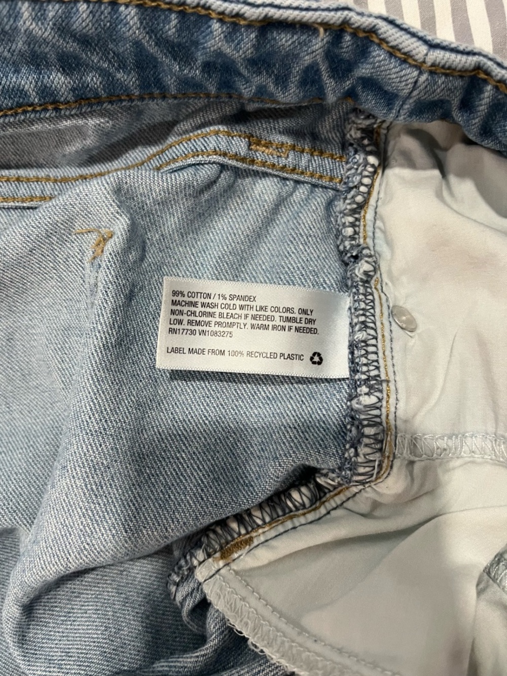 Ava & Viv Blue Wide Leg Denim Jeans - Picture 10 of 11